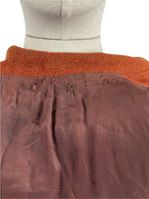 Load image into Gallery viewer, Original 1930s Chestnut Tweed Walking Suit - Exquisite Colour - Bust 34 35 36