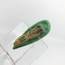 Load image into Gallery viewer, 1930s Czechoslovakian Green Glass Dress Clip
