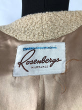 Load image into Gallery viewer, Original 1940s Thick Boucle Wool Coat in Cream - Bust 38
