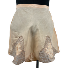 Load image into Gallery viewer, Original 1930's Pure Silk French Knickers With Lace Trim and Original Tag - Waist 25 26