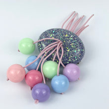 Load image into Gallery viewer, Fabulous Luxulite Pretty Pastels and Glitter Brooch in Pink, Blue, Purple and Green
