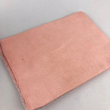 Load image into Gallery viewer, 1930s peach Satin Beaded Clutch with Crinoline Lady Design and Tiny Coin Purse