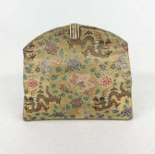 Load image into Gallery viewer, Utterly Exceptional 1920's 1930's Lame Bag with Chinese Dragons and Butterflies