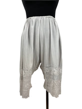 Load image into Gallery viewer, Original 1920's Ice Blue Chiffon and Lace Bloomers - Vintage Knickers - Waist 26 28 30 32 34