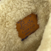 Load image into Gallery viewer, Original 1940's CC41 Liberty Tan Leather Fur Lined Boots - UK 5.5 6