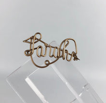 Load image into Gallery viewer, Vintage Gold Tone Sarah Brooch