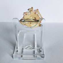 Load image into Gallery viewer, Vintage Celluloid Galleon Brooch - Pirate Ship