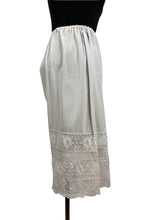 Load image into Gallery viewer, Original 1920's Ice Blue Chiffon and Lace Bloomers - Vintage Knickers - Waist 26 28 30 32 34