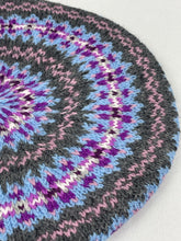 Load image into Gallery viewer, Reproduction 1940s Pure Wool Fair Isle Beret - Wonderful Design Featuring Eight Different Colours