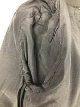 Load image into Gallery viewer, Original 1930s Inky Black Boucle Wool Belted Coat - Bust 36 38