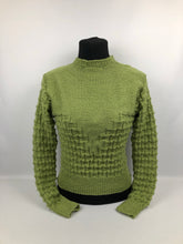 Load image into Gallery viewer, Reproduction 1930s Green Jumper - B35 38