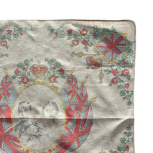 Load image into Gallery viewer, Original 1930's King George VI's Souvenir Hankie in Soft Cotton with Elizabeth and Flags