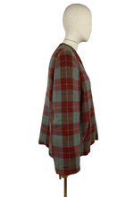 Load image into Gallery viewer, Absolutely Stunning Original 1940's Cropped Check Jacket - Bust 38 40 42