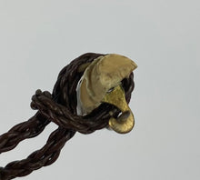 Load image into Gallery viewer, Original 1940s Red and White Early Plastic Elephants and Tusk Brooch