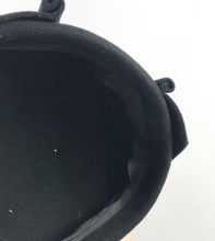 Load image into Gallery viewer, 1950s Classic Black Felt Hat with Self Trim - Very Stylish Piece