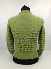 Load image into Gallery viewer, Reproduction 1930s Green Jumper - B35 38