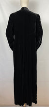 Load image into Gallery viewer, Original 1930s Black Cotton Velvet Opera Coat with Incredible Collar Detail - Bust 40 41 42
