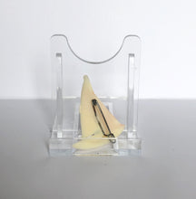 Load image into Gallery viewer, Vintage Early Plastic Pink and Cream Sailing Ship Brooch