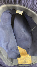 Load image into Gallery viewer, Outstanding 1940s American Made Navy Blue Pleated Felt Hat with Tassel Trim