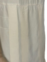 Load image into Gallery viewer, Original 1930's Cream Silk Dress with Mother-of-Pearl Buttons - Bust 32 34 *