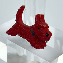 Load image into Gallery viewer, Original 1940's Teeny Weeny Red Scottie Dog Brooch