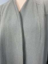 Load image into Gallery viewer, Absolutely Beautiful Original  Green 1950's Coat with Huge Faux Fur Cuffs - Bust 42 44 46