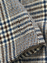 Load image into Gallery viewer, Wounded But Wearable Original 1930's Blue, Brown and Cream Check Suit - Bust 32 33