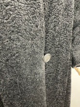 Load image into Gallery viewer, Original 1930's True Volup Inky Black Faux Fur Teddy Bear Coat by Corby - Bust 48*