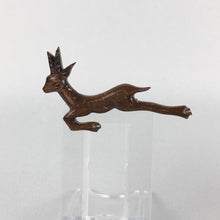 Load image into Gallery viewer, 1940s 1950s Vintage Wooden Leaping Stag Brooch - Prancing Deer Pin