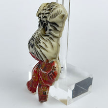 Load image into Gallery viewer, Charming Original 1930's or 1940's Celluloid Scottie Dog Head Brooch with Large Bow at Neck and Moveable Eyes