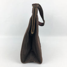 Load image into Gallery viewer, Original 1940's Corde Style Bag in Warm Chocolate Brown - Beautiful Shape - Single Handle