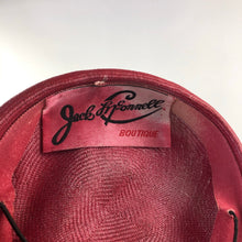 Load image into Gallery viewer, Vintage Jack McConnell Red Straw Hat