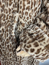 Load image into Gallery viewer, Original 1940’s Fabulous Faux Fur Leopard Print Coat by Jancourt Model - Bust 36 38 40 42