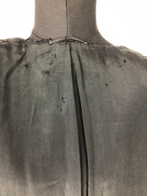 Load image into Gallery viewer, Original 1930s Inky Black Boucle Wool Belted Coat - Bust 36 38