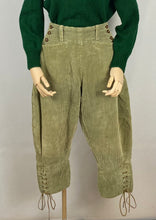 Load image into Gallery viewer, RESERVED DO NOT BUY Original Women's Land Army Corduroy Breeches - Waist 30