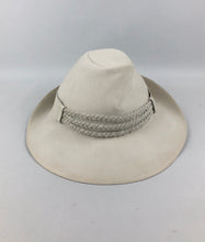 Load image into Gallery viewer, 1930s Cream Felt and Leather Fedora