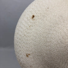 Load image into Gallery viewer, 1940s Cream Straw Hat with Red Grosgrain Trim and Red Stars