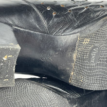 Load image into Gallery viewer, 1940s Black Leather Portland Lace Up Shoes - UK Size 5.5 *