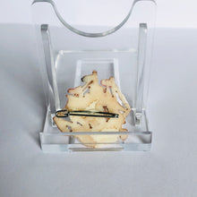 Load image into Gallery viewer, Vintage Celluloid Galleon Brooch - Pirate Ship