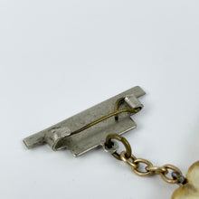 Load image into Gallery viewer, Original 1940's WW2 Sweetheart Brooch of a Heart Set within Wings and With Paste Middle *