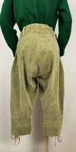 Load image into Gallery viewer, RESERVED DO NOT BUY Original Women's Land Army Corduroy Breeches - Waist 30