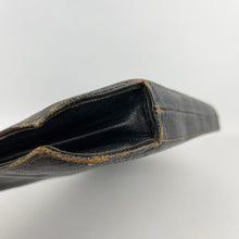 Load image into Gallery viewer, Original 1930's 1940's Black Leather Clutch Bag - Great Sized Piece