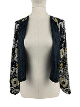 Load image into Gallery viewer, Original 1930's Black Chiffon and Silk Heavily Beaded Evening Jacket - Stunning Piece - Bust 32 33 34