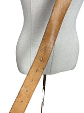 Load image into Gallery viewer, Original 1930's 1940's Red Snakeskin Belt - Waist 28 29 30 31 32