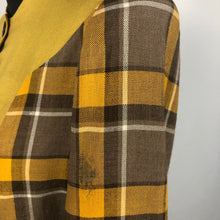 Load image into Gallery viewer, 1940s Mustard and Check Colour Block Suit