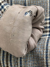 Load image into Gallery viewer, Wounded But Wearable Original 1930's Blue, Brown and Cream Check Suit - Bust 32 33