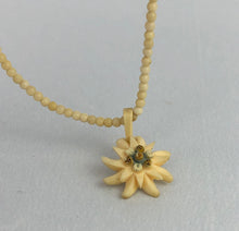 Load image into Gallery viewer, Vintage 1930s 1940s Carved Edelweiss Necklace