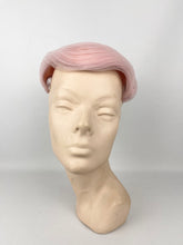 Load image into Gallery viewer, Original 1950's Pastel Pink Nylon Hat - Classic Shape *
