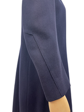 Load image into Gallery viewer, Original 1930s Navy Wool Coat with Beautiful Deco Buttons - Bust 34 36