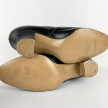 Load image into Gallery viewer, Original 1940s CC41 Black Leather Lace Up Shoes - UK Size 6.5*